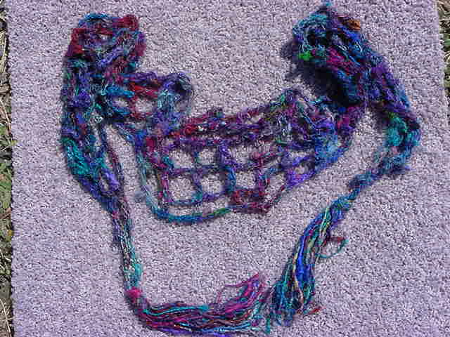 100 Yard Crochet Scarf or Sash